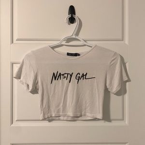 Nasty Gal Cropped T-Shirt